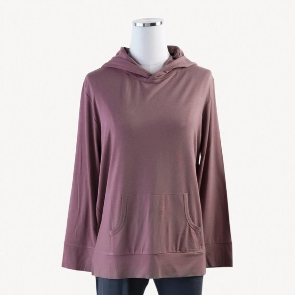 kate quinn Tops - NWT Kate Quinn Grape Kanga Pocket Hoodie Sweatshirt